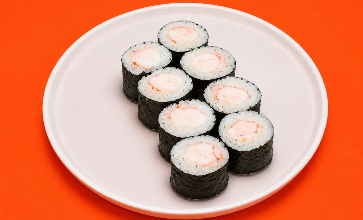 Маки с креветкой